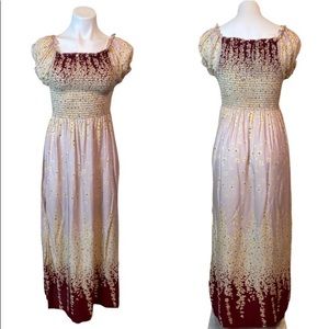 Size:S/M Soft Cotton Floral Dress